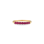 Anillo Zirconia Rojo