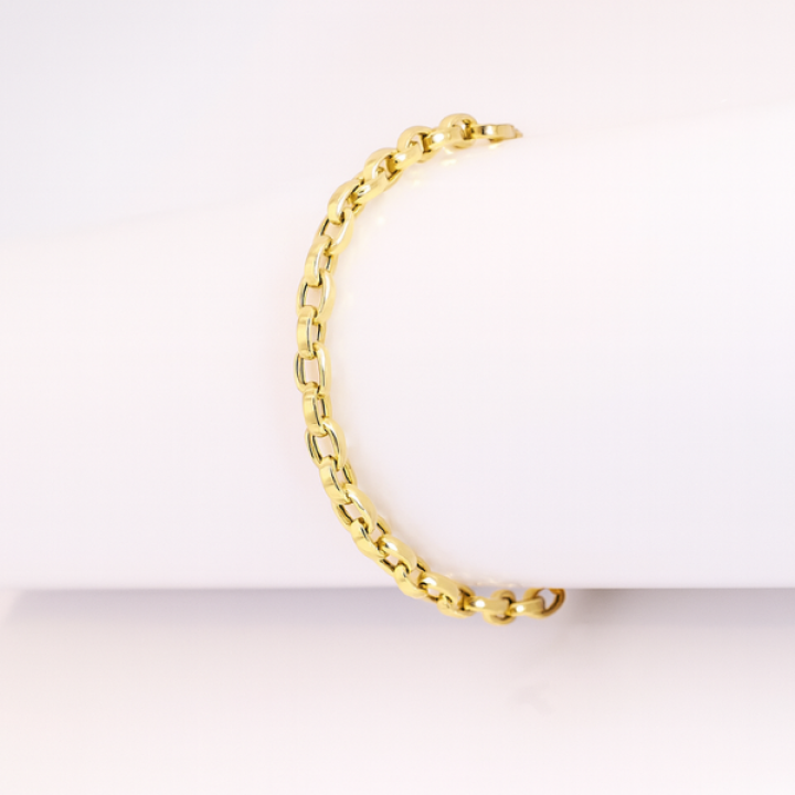 Cadena Oro Eslabón Grueso